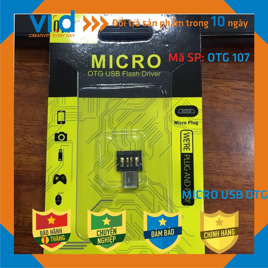 Đầu Chuyển Đổi Micro USB To USB 3.0 (MICRO OTG) nhôm, nhựa - Bảo hành 1 tháng!!!