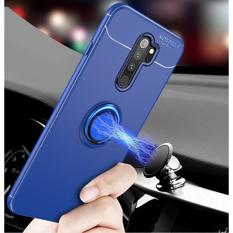 Ốp Lưng AUTO FOCUS XIAOMI REDMI NOTE 8 PRO Cao Su Bracket Iring