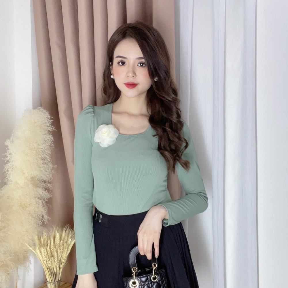 Áo len tăm cao cấp giá rẻ giữ nhiệt nữ có đủ các  size từ S đến xxl