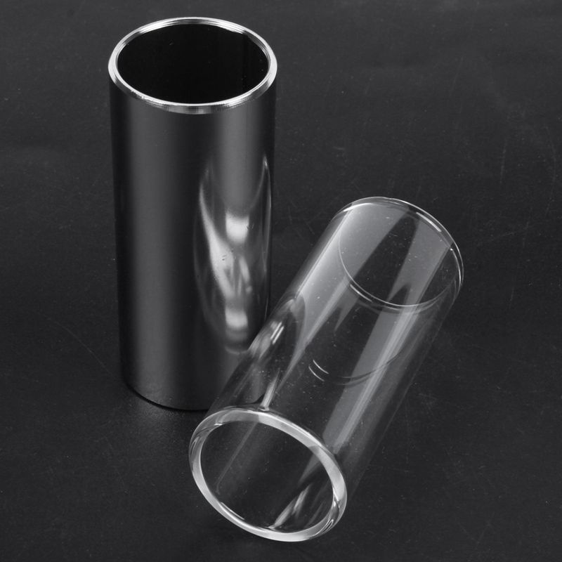 Set 2 trượt kính và kim loại cho guitar bass medium 6cm