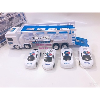 Bộ xe lớn chở 4 xe  nhỏ