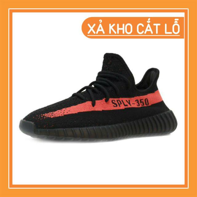 Adidas Giầy Yeezy Boost 350 v2 black red
