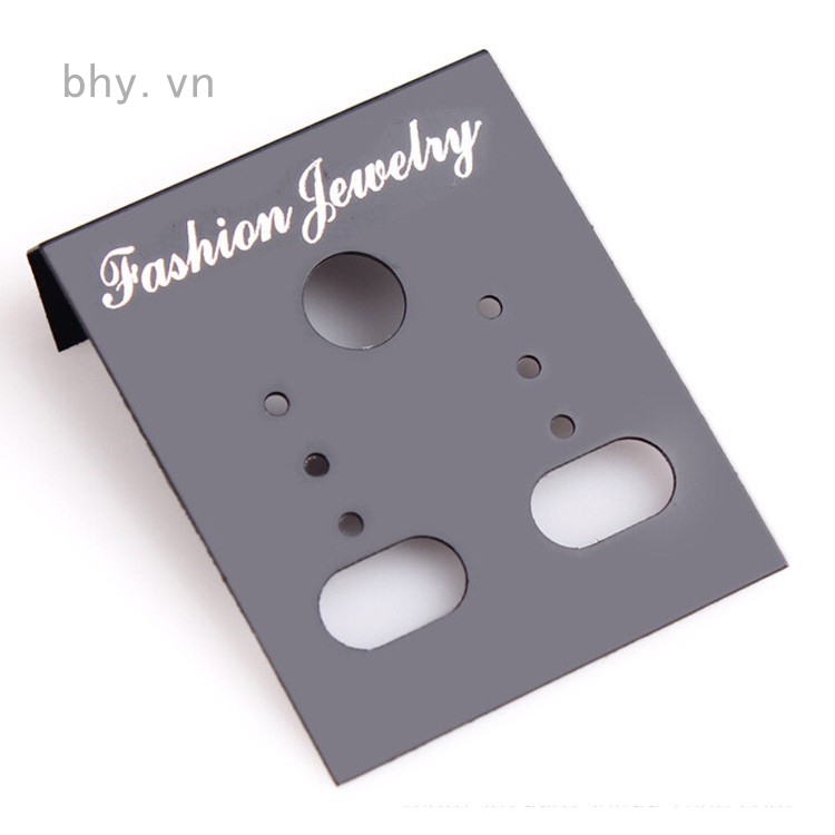 bhy 100 tấm thẻ bằng nhựa để treo hoa tai tiện lợi
