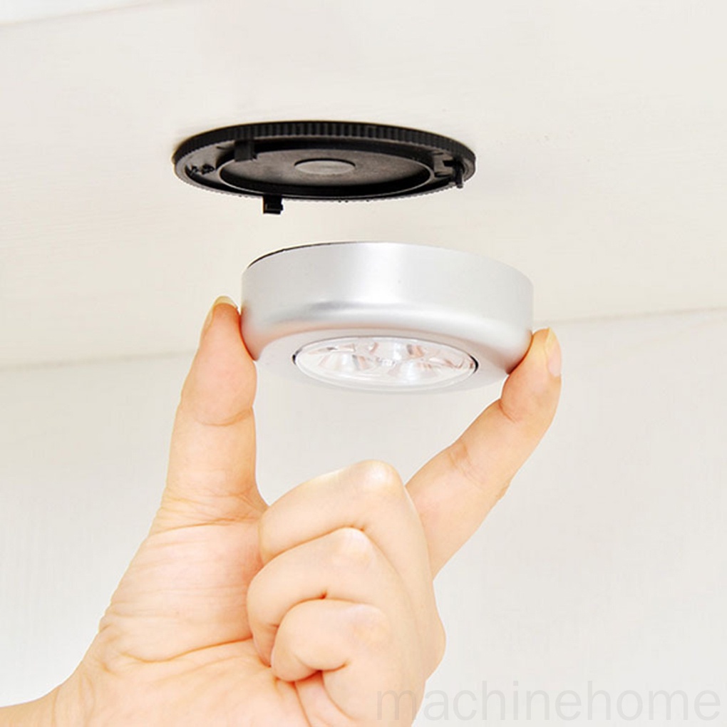 Đèn Led 3 Bóng Không Dây Công Tắc Cảm Ứng Gắn Tường / Tủ Chén / Nhà Bếp