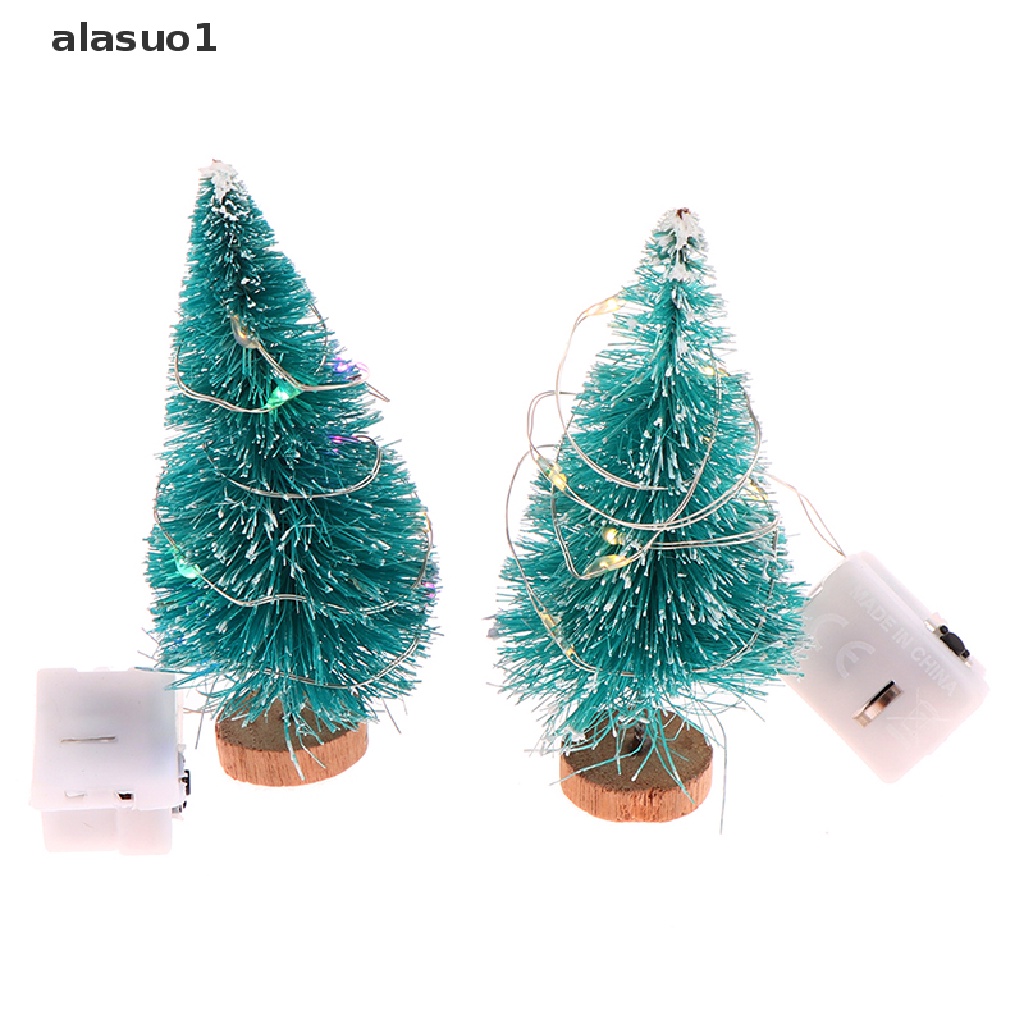 1 Mô Hình Cây Thông Giáng Sinh Phát Sáng Diy Kích Thước 1 / 12 Trang Trí Nhà Búp Bê