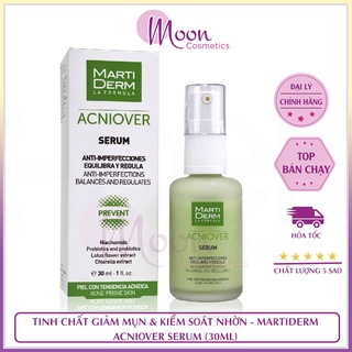 Tinh chất giảm mụn & kiểm soát nhờn - MartiDerm Acniover Serum (30ml)