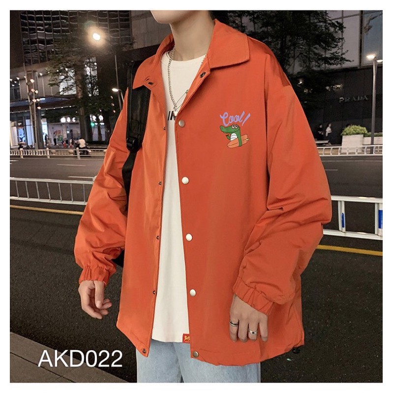 Áo khoác dù VN CLO in chữ cool dành cho nam và nữ - AKD022