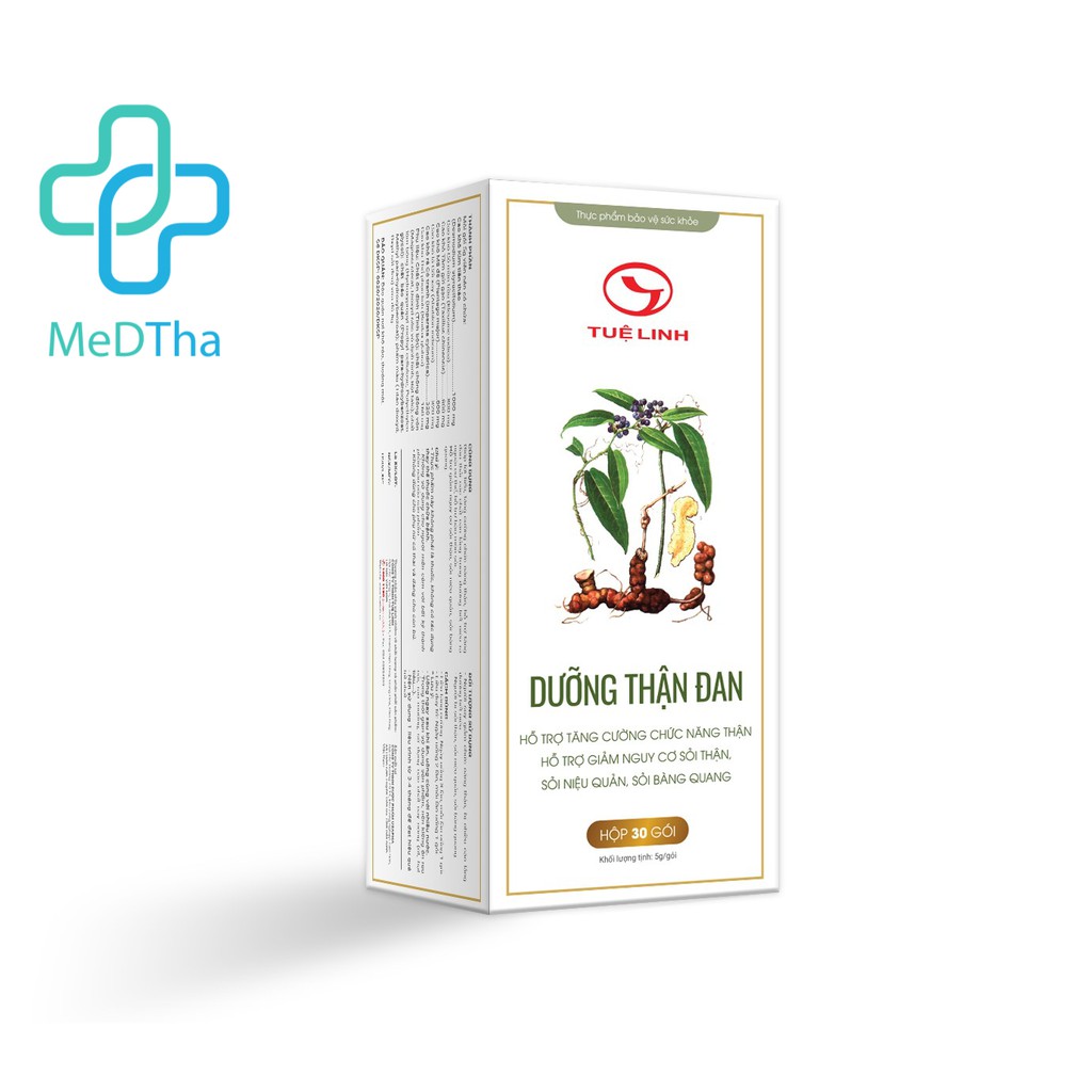 Dưỡng Thận Đan (Tuệ Linh) - Tăng cường chức năng thận, Giảm nguy cơ sỏi thận, niệu quản (Hộp 30 Gói)