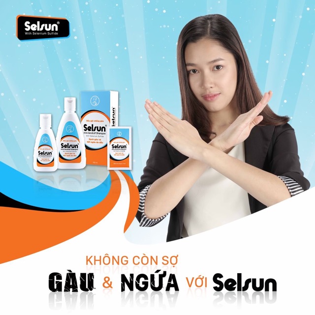 Dầu gội đầu Selrun trị gầu tận gốc,kích thích mọc tóc