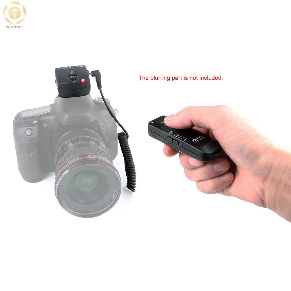 Shipped within 12 hours】 Viltrox JY-120-C1 2.4GHZ FSK Wireless Remote Shutter Controller Set Time Lapse BULB with C1 Cable 100m Distance for Canon 60D 70D 600D 650D 700D Pentax K5 K5II K7 K30 K10D K20D K200. Wireless Remote Shutter [TO]