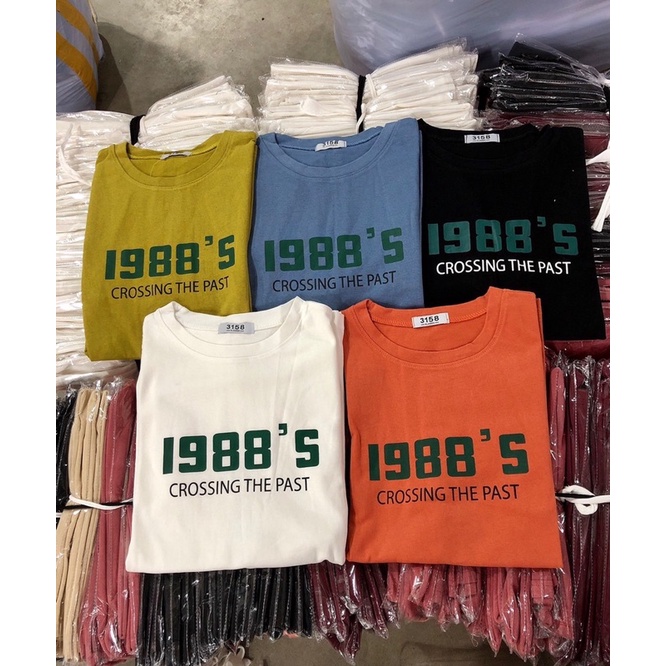 Áo phông 1988’s -phông 3158 chất dày form rộng