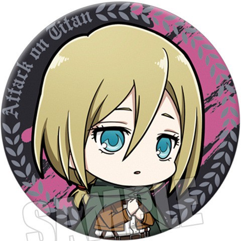 Huy hiệu cài áo IN HÌNH Attack on Titan Đại chiến Titan anime chibi dễ thương tiện lợi m2