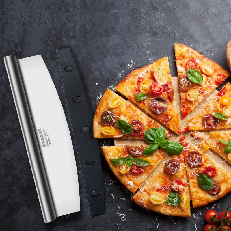 Dụng cụ cắt bánh pizza ANAEAT làm từ thép không gỉ sắc bén
