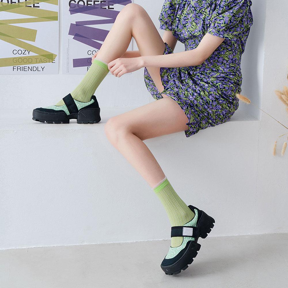SOMEDAYZL Vớ Phối Bèo Thoáng Khí Thời Trang Mùa Hè Phong Cách Hàn Quốc Cho Nữ