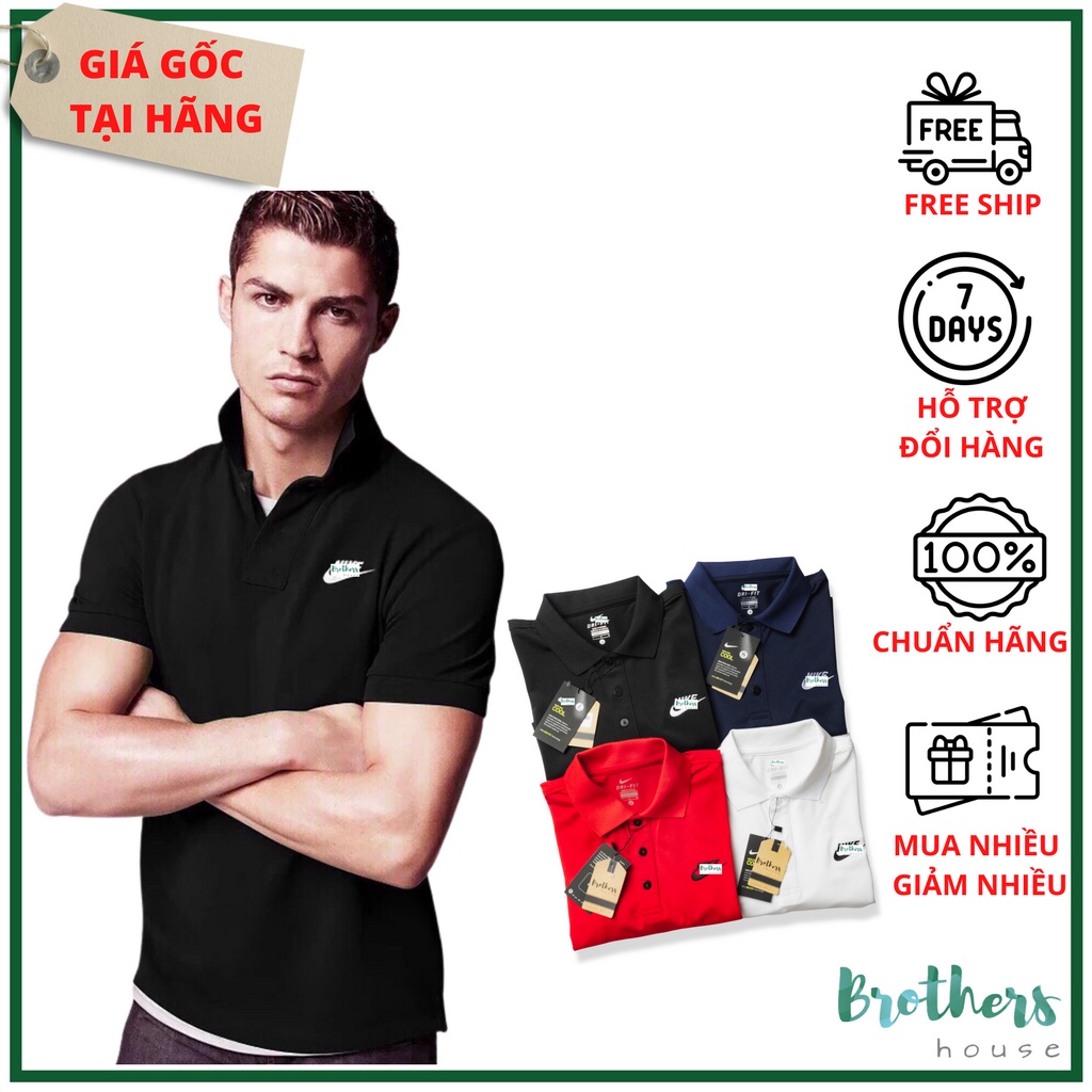 |Siêu sale| Áo polo nam cao cấp vải cotton chính hãng bao mát, mặc thích ngay