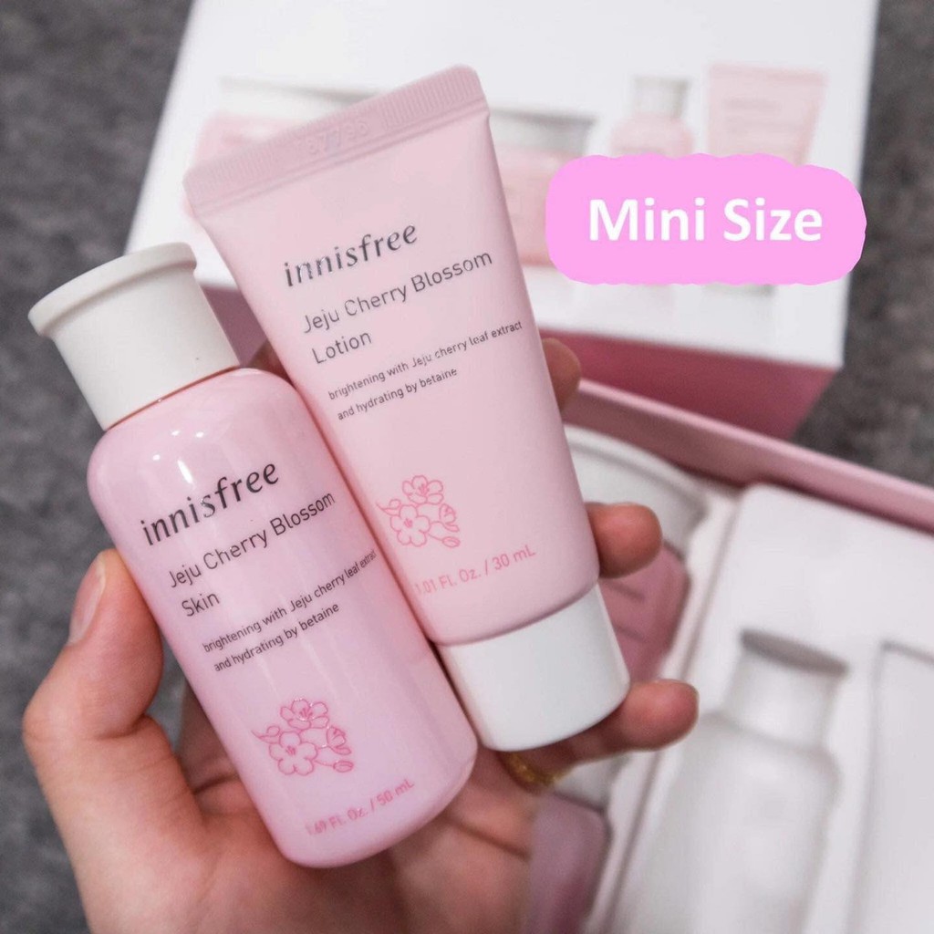 Set dưỡng Innisfree Jeju Cherry Blossom Cream Duo