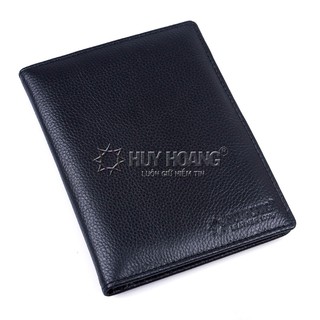 Ví Passport da bò màu đen PH9105