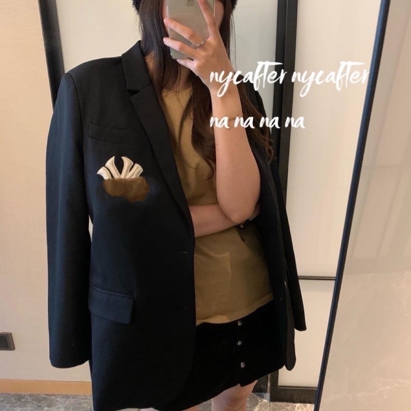 SẴN - Áo khoác Blazer thêu chữ sang chảnh (ảnh thật ở cuối)