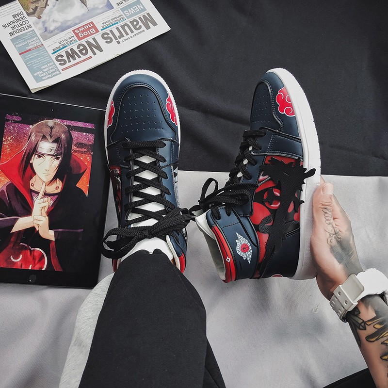 [Mã FAGREEN245 giảm 10% tối đa 30K đơn 99K] Giày thể thao cổ cao họa tiết Naruto size 37-44 air force 1 | BigBuy360 - bigbuy360.vn