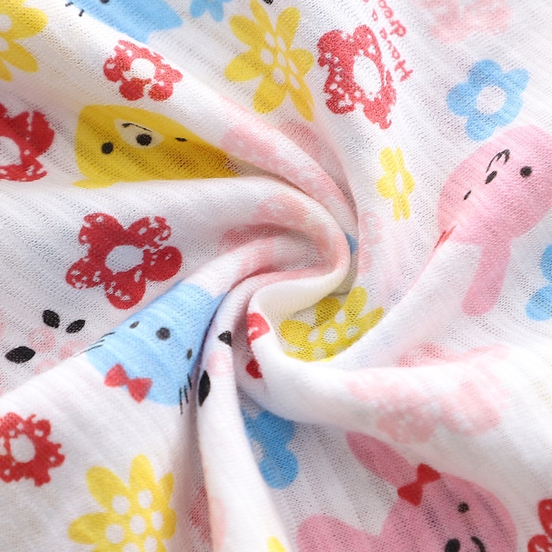 QUẦN ÁO THUN BA LỖ COTTON XUẤT KHẨU CHO BÉ - HÌNH THỎ MÈO