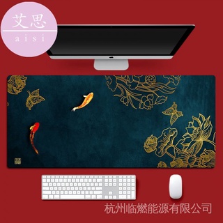Mouse pad desktop mat computer pad mouse special pad national tide super large game mouse pad wrist guard office shortcut key collection female small computer pad table pad keyboard pad large ins style computer table pad keyboard pad student writin