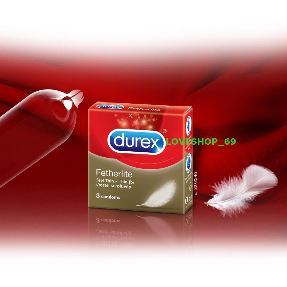 (CHE TÊN)Bao cao su Durex Fetherlite 3 bao