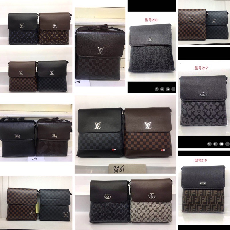 Túi đeo chéo nam các nhãn hiệu