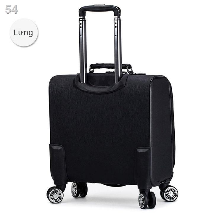 （Hộp kéo）Vali 18 inch nữ hộp đựng xe đẩy doanh nghiệp nhỏ nam mini túi đeo chéo vải oxford kéo phiên bản hàn quốc