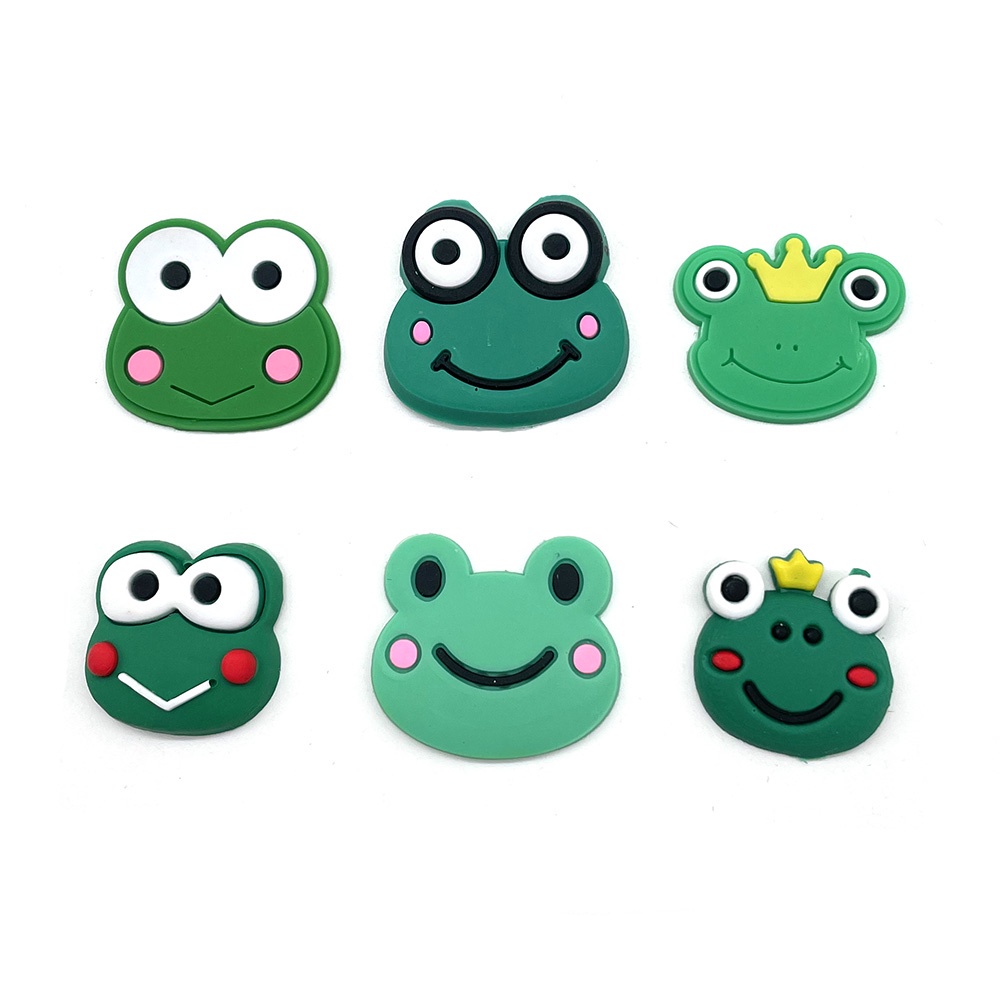 Jibbitz chủ đề ếch dễ thương crocs DIY  Shoe Charms pvc accessories  Phụ kiện dép Với 1000 Mẫu Lựa Chọn Quà tặng cho nam và nữ