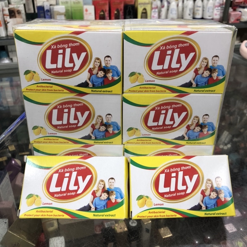 Xà phòng cục Lily hương chanh 90g