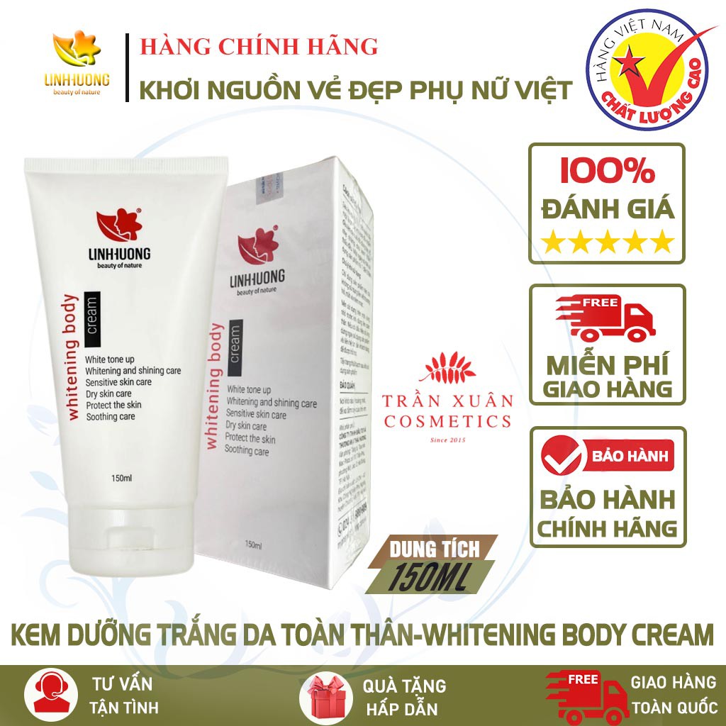 Kem body trắng da toàn thân Body Cream Linh Hương [ Chính Hãng ]