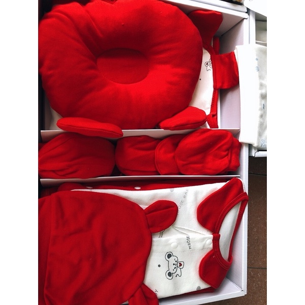 SET BỘ SƠ SINH 22 CHI TIẾT  KÈM HỘP ĐỰNG VÀ TÚI XÁCH CHO BÉ TRAI BÉ GÁI