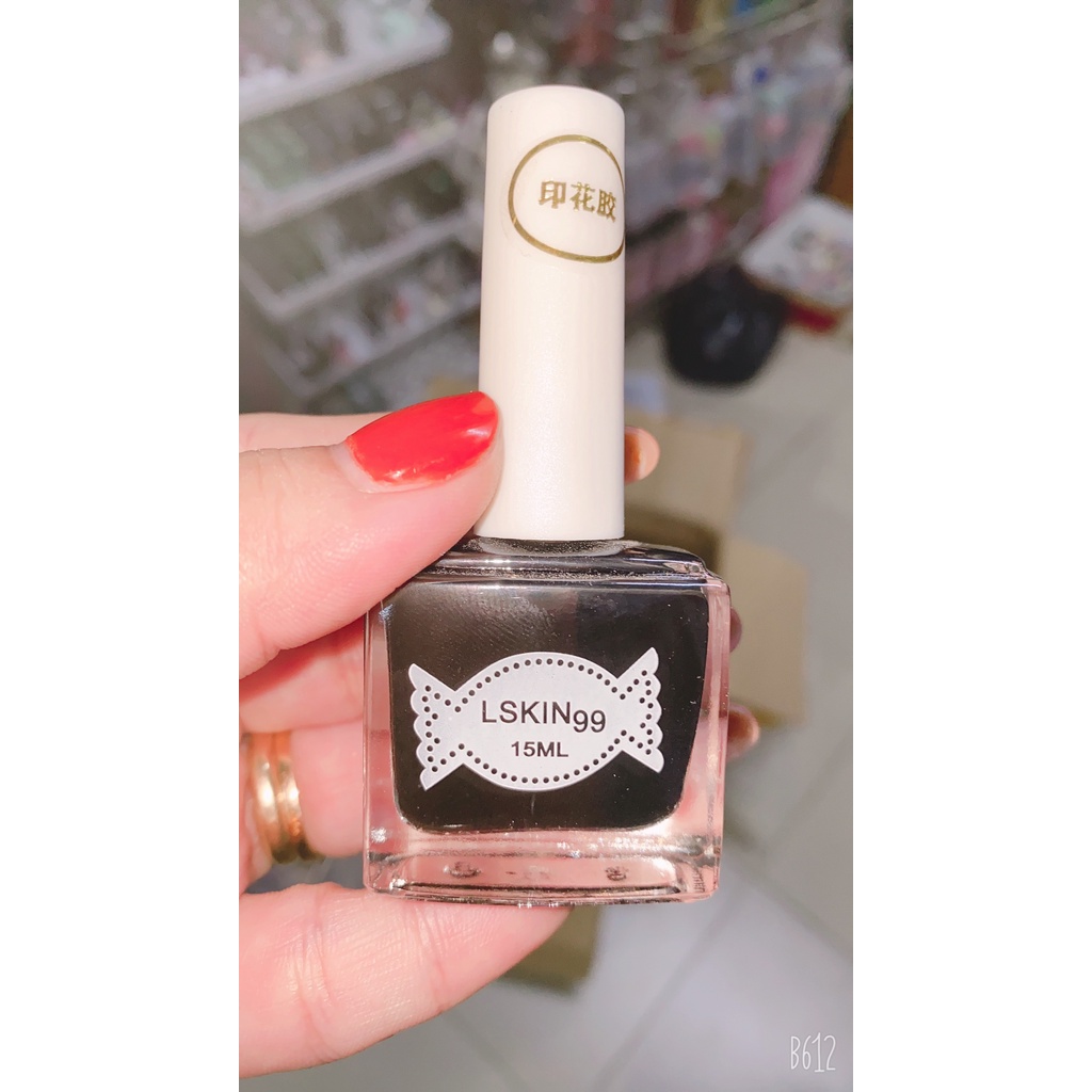 Sơn In Trắng - Đen chai to 15ml