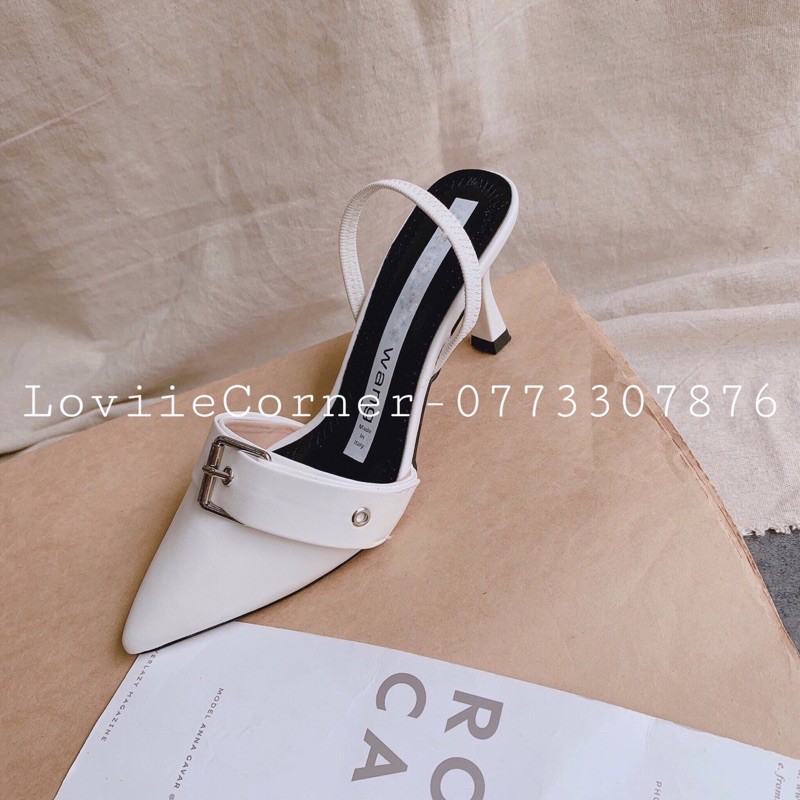 LOVIIECORNER - GUỐC SỤC CAO GÓT MŨI NHỌN CAO GÓT 7CM - SANDAL MŨI NHỌN CAO GÓT - SỤC NỮ CAO GÓT MŨI NHỌN G201003