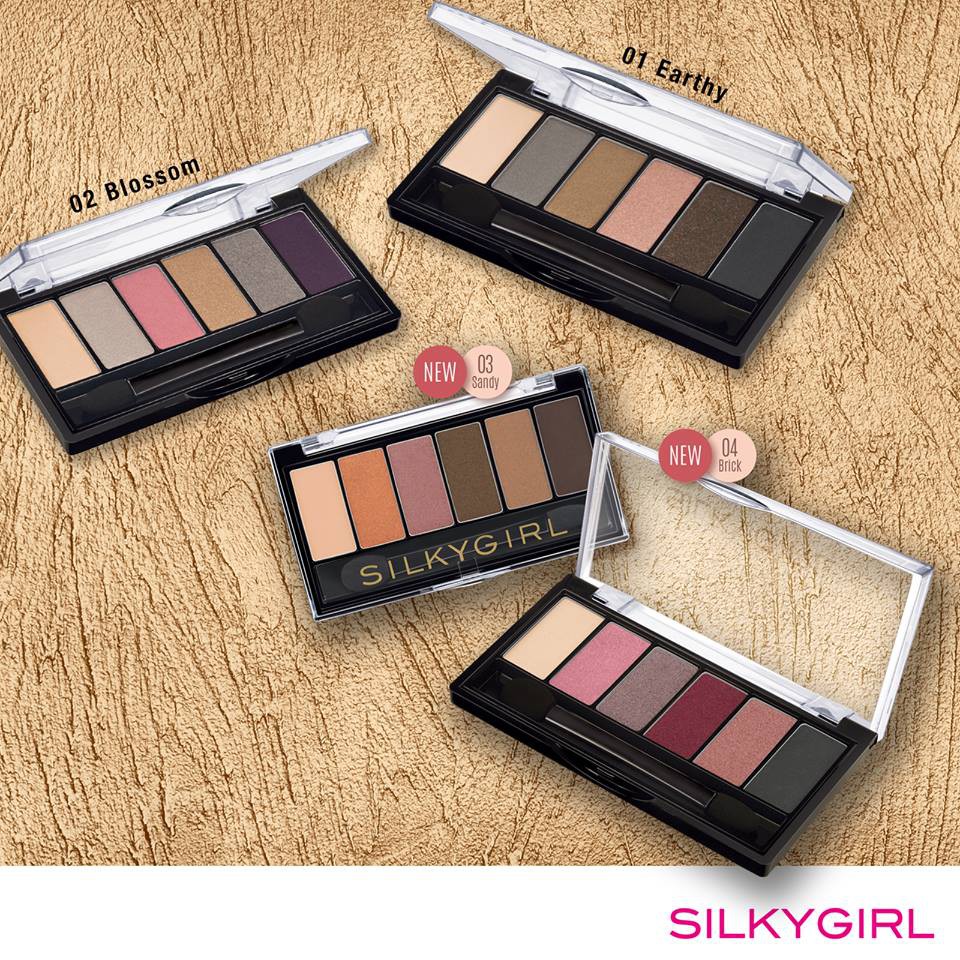 Phấn Mắt 6 Ô Silkygirl Truly Nude Eye Shadow Palette - 02 Blossom 6g