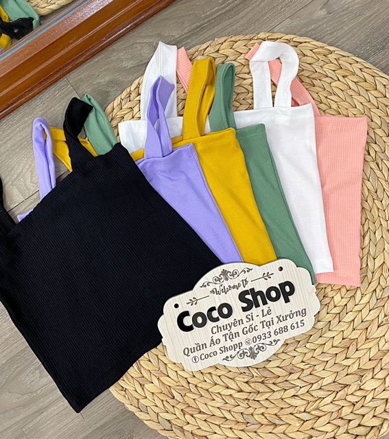 Áo Dây Croptop Bản To 6 Màu (CÓ ẢNH THẬT KÈM BẢNG TÊN SHOP) | BigBuy360 - bigbuy360.vn