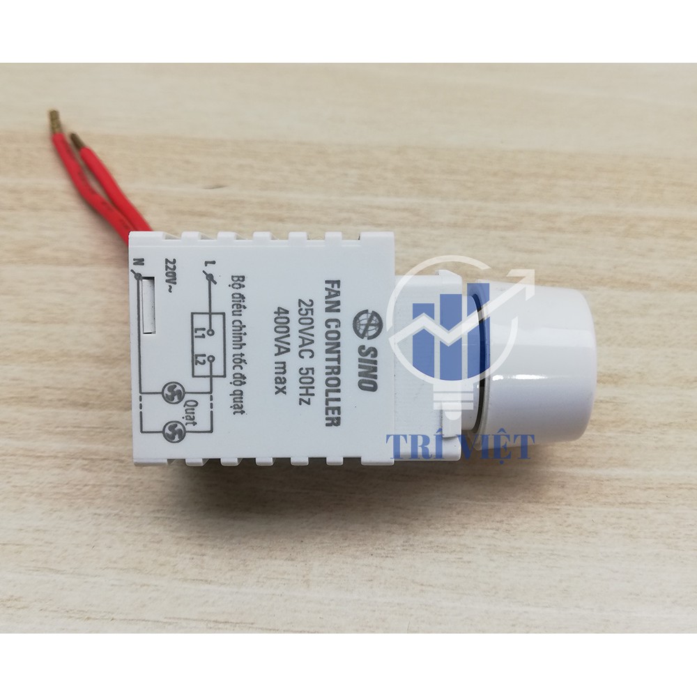 Dimmer chiết áp quạt 400VA Sino Vanlock [NOWSHIP 2H]