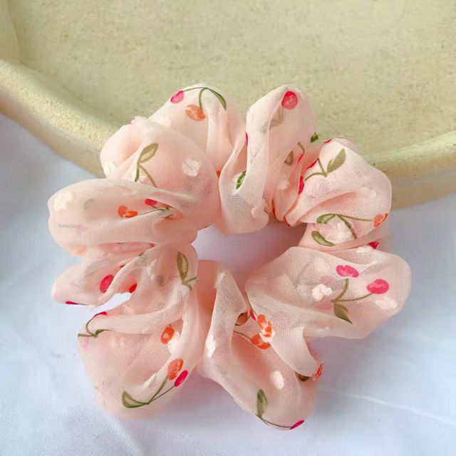 Crunchies - Dây chun buộc tóc voan hoa nhí cực xinh