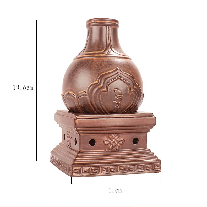 Lư cúng khói - pháp khí mật tông - Phật giáo Tây Tạng