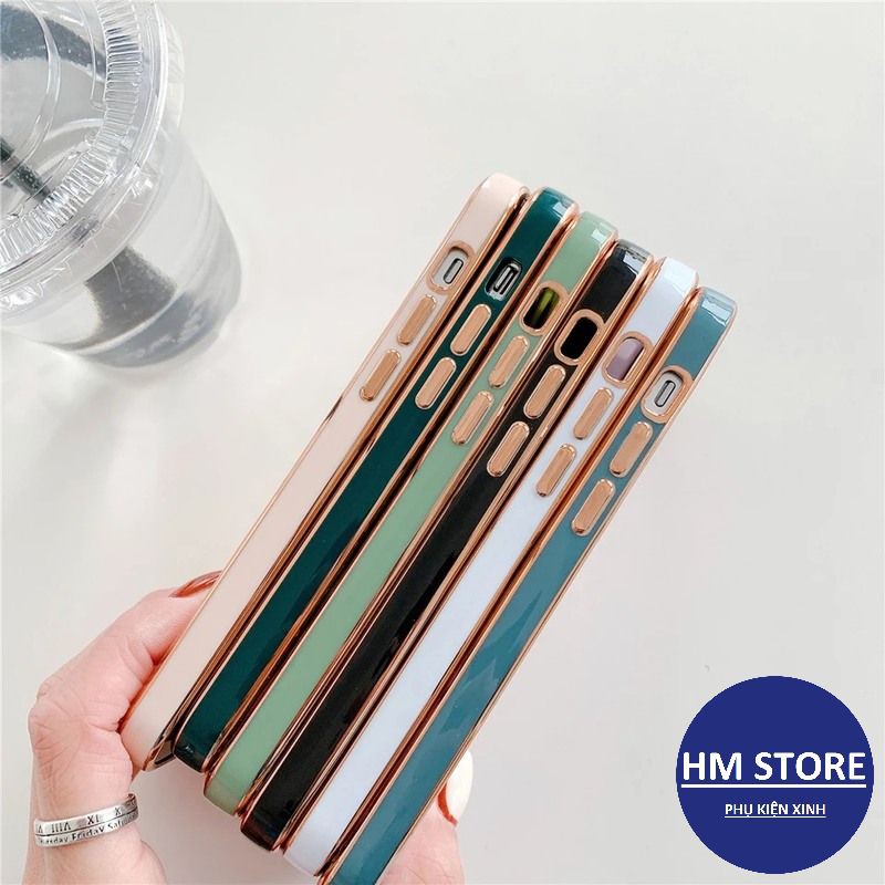 Ốp lưng iphone Kim Cương cao cấp mạ vàng mềm mại 5/5s/6/6plus/6s/6splus/7/7plus/8/8plus/x/xs/11/12/pro/max/plus/promax