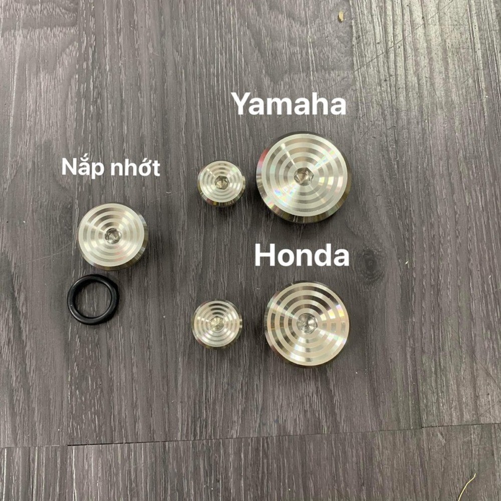 BỘ ỐC MÂM LỬA, ỐC NẮP NHỚT THÁI LAN INOX ĐẶT 304 SỬ DỤNG CHO XE HONDA, YAMAHA, SUZUKI