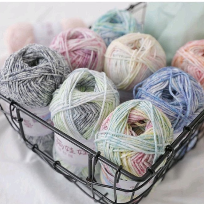 Len Baby Yarn màu loang