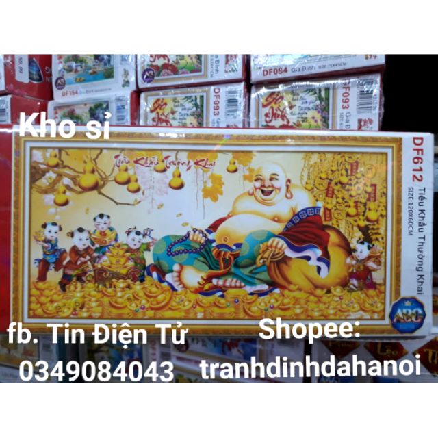 Tranh đá di lặc phật DF612(120x60cm)