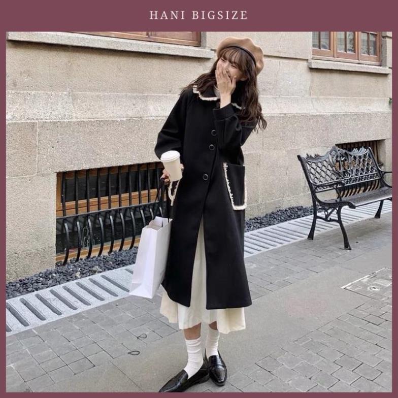 Áo khoác nữ Áo măng tô bigsize phong cách Hàn Quốc - [Bigsize] L-4XL DINO | BigBuy360 - bigbuy360.vn