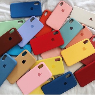 Ốp silicon chống bẩn a.p.p.l.e loại 1 cao cấp cho iphone 6/6+/7/7+/8/8+/x/xs/xr/xs max - pukishop