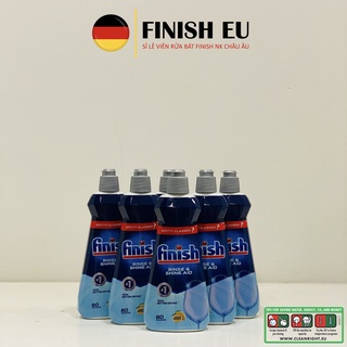 Nước làm Bóng (Trợ Xả) Finish 400ml - EAN 8592326010396 hương Chanh dùng cho Máy rửa bát