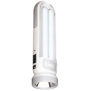 Đèn pin sạc LED Comet CRT454 6W (Trắng Xám)
