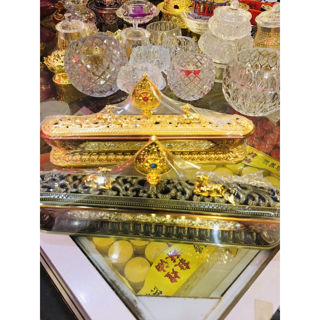 Lư Hương 25cm Nai Vàng đồng  -  Nhơn Phát