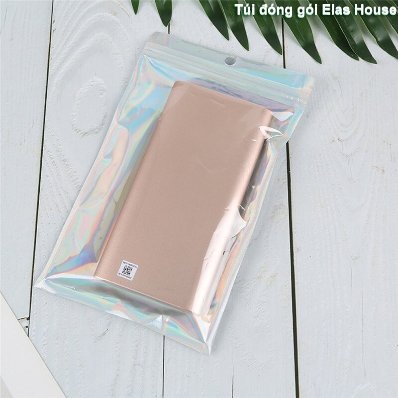 Túi Zip Hologram Màu Sắc Elas House Túi Zipper Nhỏ Mini Đủ Size Đa Năng