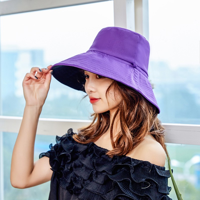 Nón Vải 2 Mặt Vành Rộng Thời Trang Chống Nắng - LoanTay